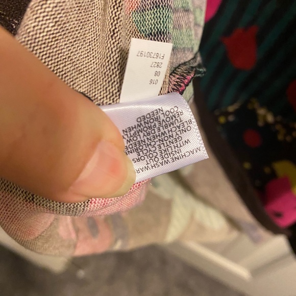 NWT Xhilaration XL Top Black Floral Juniors Tank Style Shirt Knit Material X Lg - Picture 9 of 9